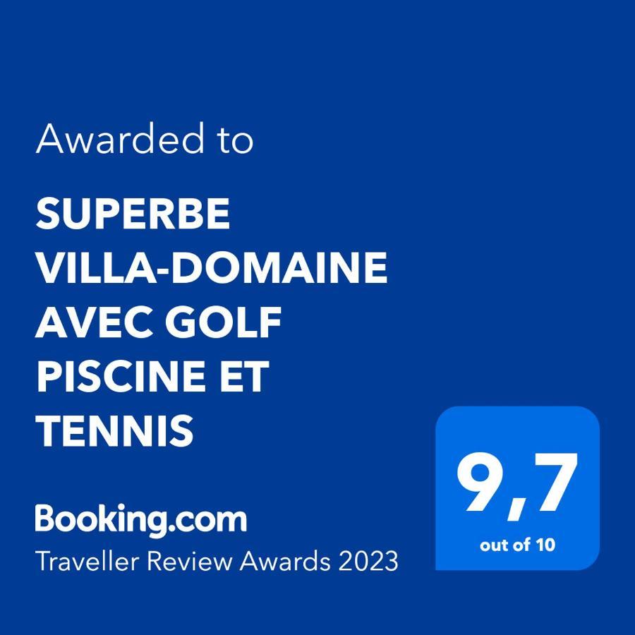 Superbe Villa-Domaine Avec Golf Piscine Et Tennis Saint-Cyr-sur-Mer Exteriér fotografie